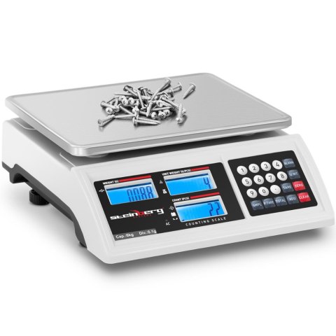 Waga sklepowa handlowa licząca LCD RS232 6000 g / 0.1 g Waga sklepowa handlowa licząca LCD RS232 6000 g / 0.1 g