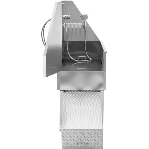 Wanna groomerska do kąpieli mycia psów zwierząt z rampą 122 x 56 x 142 cm Wanna groomerska do kąpieli mycia psów zwierząt z rampą 122 x 56 x 142 cm