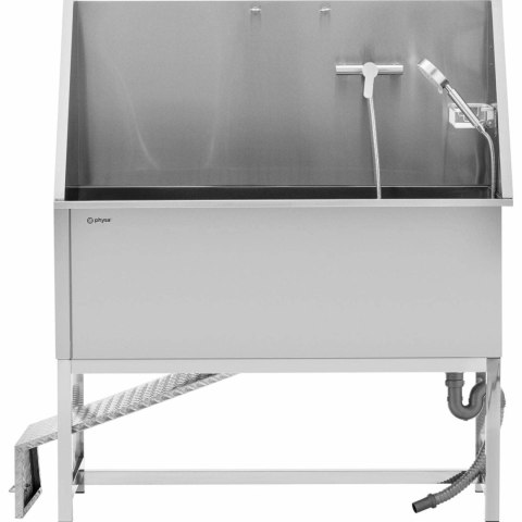 Wanna groomerska do kąpieli mycia psów zwierząt z rampą 122 x 56 x 142 cm Wanna groomerska do kąpieli mycia psów zwierząt z rampą 122 x 56 x 142 cm