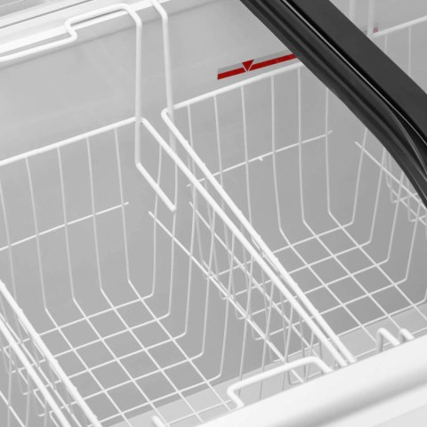 Zamrażarka skrzyniowa przeszklona do lodów mrożonek 180 l 180 W Zamrażarka skrzyniowa przeszklona do lodów mrożonek 180 l 180 W