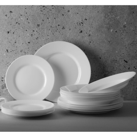 Zestaw talerzy ze szkła hartowanego 18 el. - Hendi 795224 Zestaw talerzy ze szkła hartowanego 18 el. - Hendi 795224