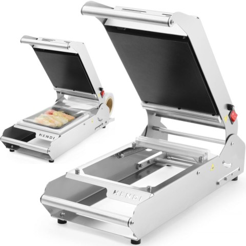 Zgrzewarka do tacek i kubków z matrycą PE 700 W - Hendi 330005 Zgrzewarka do tacek i kubków z matrycą PE 700 W - Hendi 330005