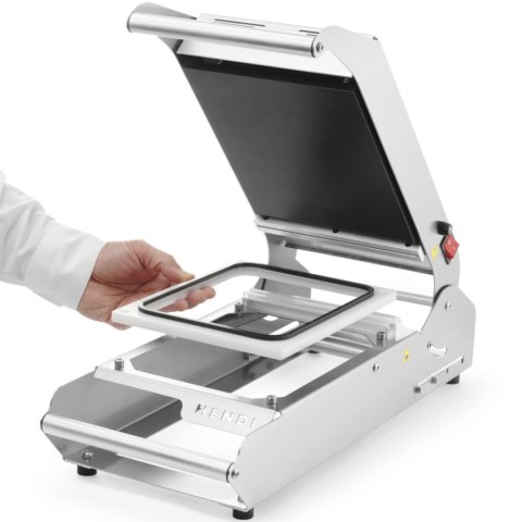 Zgrzewarka do tacek i kubków z matrycą PE 700 W - Hendi 330005 Zgrzewarka do tacek i kubków z matrycą PE 700 W - Hendi 330005