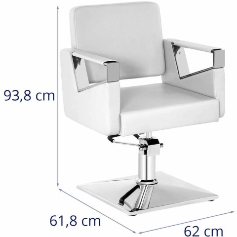 Fotel fryzjerski barberski kosmetyczny Physa BRISTOL - biały Fotel fryzjerski barberski kosmetyczny Physa BRISTOL - biały