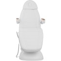 Fotel kosmetyczny do tatuażu masażu spa z pilotem SAN MARINO - biały Fotel kosmetyczny do tatuażu masażu spa z pilotem SAN MARINO - biały