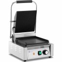 Grill kontaktowy elektryczny płyta gładka i ryflowana 23 x 22 cm 1800 W Grill kontaktowy elektryczny płyta gładka i ryflowana 23 x 22 cm 1800 W