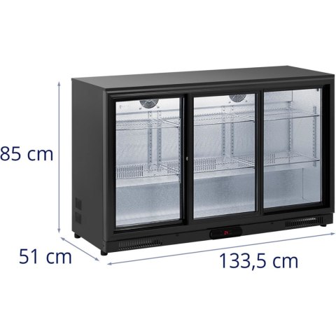 Lodówka chłodziarka barowa na napoje przeszklona 318 l 220 W Lodówka chłodziarka barowa na napoje przeszklona 318 l 220 W