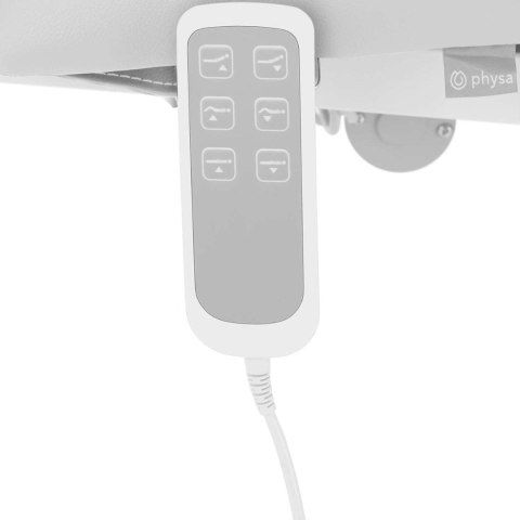 Łóżko stół kosmetyczny do masażu elektryczny 3 silniki 250 kg NANTES - biały Łóżko stół kosmetyczny do masażu elektryczny 3 silniki 250 kg NANTES - biały