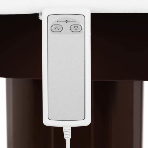 Łóżko stół leżanka kosmetyczna do masażu elektryczna 200 kg PESCARA - biała Łóżko stół leżanka kosmetyczna do masażu elektryczna 200 kg PESCARA - biała