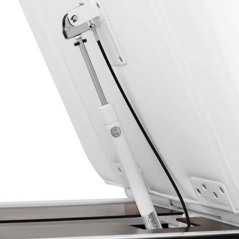 Łóżko stół leżanka kosmetyczna do masażu elektryczna 200 kg PESCARA - biała Łóżko stół leżanka kosmetyczna do masażu elektryczna 200 kg PESCARA - biała