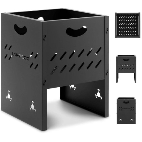 Palenisko ogrodowe składane przenośne 30 x 30 x 40 cm Palenisko ogrodowe składane przenośne 30 x 30 x 40 cm