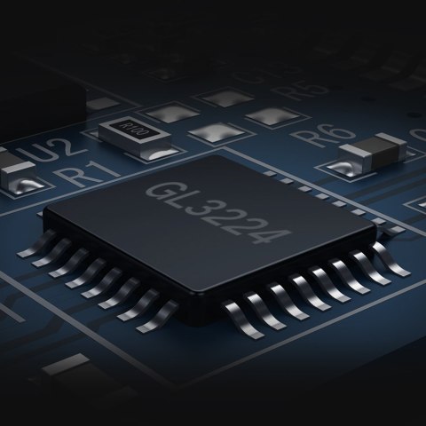 Przenośny czytnik kart TF/SD pod USB 3.0 czarny Przenośny czytnik kart TF/SD pod USB 3.0 czarny