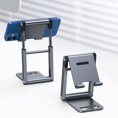 Składana podstawka stojak pod smartfon statyw na telefon szary Składana podstawka stojak pod smartfon statyw na telefon szary