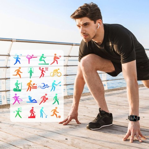 Smartwatch Fit-Life JR-FT3 PRO ciemnoszary Smartwatch Fit-Life JR-FT3 PRO ciemnoszary