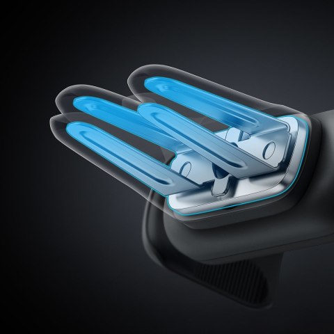 Uchwyt do smartfona Steel Cannon 2 na kratkę wentylacyjną czarny Uchwyt do smartfona Steel Cannon 2 na kratkę wentylacyjną czarny