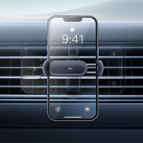 Uchwyt do smartfona Steel Cannon 2 na kratkę wentylacyjną czarny Uchwyt do smartfona Steel Cannon 2 na kratkę wentylacyjną czarny