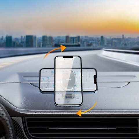 Uchwyt magnetyczny do telefonu na deskę rozdzielczą szary Uchwyt magnetyczny do telefonu na deskę rozdzielczą szary