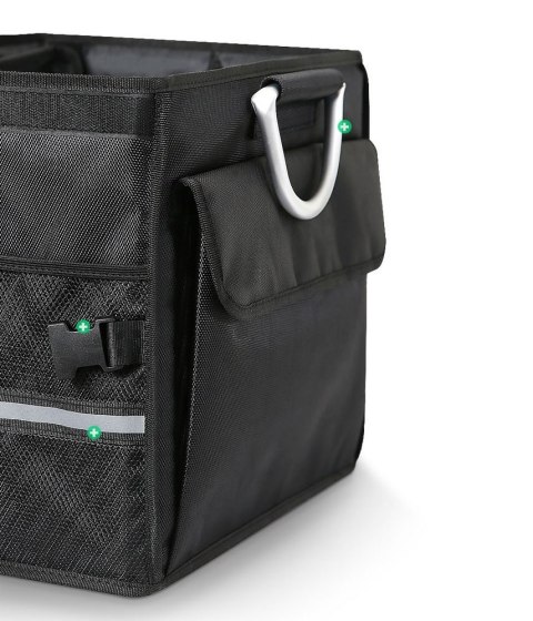 Wielofunkcyjny organizer samochodowy skrzynka do bagażnika czarny Wielofunkcyjny organizer samochodowy skrzynka do bagażnika czarny