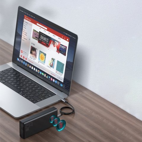 Amblight powerbank 65W 30000mAh Overseas Edition biały Amblight powerbank 65W 30000mAh Overseas Edition biały