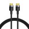 Kabel przewód HDMI 2.0 4K 60 Hz 3D 18 Gbps 2 m czarny