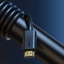 Kabel przewód HDMI 2.0 4K 60 Hz 3D HDR 18 Gbps 1 m czarny