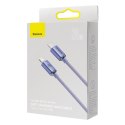 Kabel przewód do szybkiego ładowania i transferu danych USB-C Iphone Lightning 20W 1.2m fioletowy