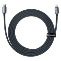 Kabel przewód do szybkiego ładowania i transferu danych USB-C Iphone Lightning 20W 2m czarny