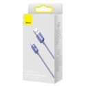 Kabel przewód do szybkiego ładowania i transferu danych USB USB-C 100W 1.2m fioletowy
