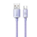 Kabel przewód do szybkiego ładowania i transferu danych USB USB-C 100W 2m fioletowy