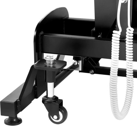 Łóżko stół kosmetyczny do masażu elektryczny 3 silniki 250 kg NANTES - bordowe Łóżko stół kosmetyczny do masażu elektryczny 3 silniki 250 kg NANTES - bordowe