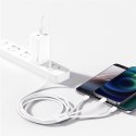 Superior 3w1 kabel USB Iphone Lightning USB-C microUSB 3.5 A 1.5 m Biały Superior 3w1 kabel USB Iphone Lightning USB-C microUSB 3.5 A 1.5 m Biały