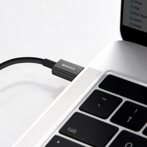 Superior kabel przewód USB-C Iphone Lightning do szybkiego ładowania 20W 1m czarny Superior kabel przewód USB-C Iphone Lightning do szybkiego ładowania 20W 1m czarny