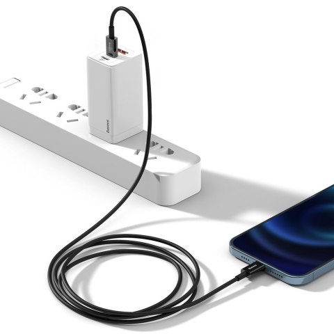 Superior kabel przewód USB-C Iphone Lightning do szybkiego ładowania 20W 1m czarny Superior kabel przewód USB-C Iphone Lightning do szybkiego ładowania 20W 1m czarny