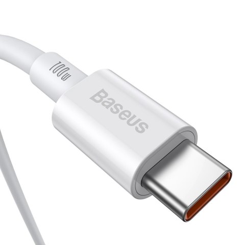 Superior kabel przewód USB-C USB-C Quick Charge FCP 100W 5A 20V 2m biały Superior kabel przewód USB-C USB-C Quick Charge FCP 100W 5A 20V 2m biały