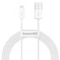 Superior kabel przewód USB Iphone Lightning 2.4A 2m Biały Superior kabel przewód USB Iphone Lightning 2.4A 2m Biały