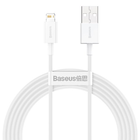 Superior kabel przewód USB Iphone Lightning 2.4A 2m Biały Superior kabel przewód USB Iphone Lightning 2.4A 2m Biały