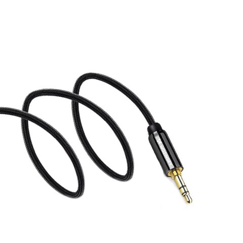 Uniwersalny kabel przewód mini jack AUX 3m czarny Uniwersalny kabel przewód mini jack AUX 3m czarny