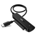 Adapter przejściówka dysku HDD SSD 2.5'' SATA III 3.0 na USB-C - czarny Adapter przejściówka dysku HDD SSD 2.5'' SATA III 3.0 na USB-C - czarny
