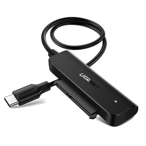 Adapter przejściówka dysku HDD SSD 2.5'' SATA III 3.0 na USB-C - czarny Adapter przejściówka dysku HDD SSD 2.5'' SATA III 3.0 na USB-C - czarny