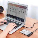 Adapter przejściówka dysku HDD SSD 2.5'' SATA III 3.0 na USB-C - czarny Adapter przejściówka dysku HDD SSD 2.5'' SATA III 3.0 na USB-C - czarny