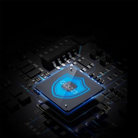 Czytnik kart pamięci SD / micro SD / CF / MS wtyczka USB 3.0 - czarny Czytnik kart pamięci SD / micro SD / CF / MS wtyczka USB 3.0 - czarny