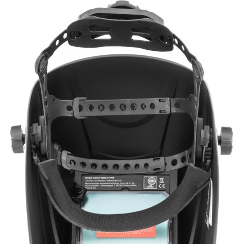 Maska przyłbica spawalnicza automatyczna z kolorowym polem COLOUR GLASS XI-100B Maska przyłbica spawalnicza automatyczna z kolorowym polem COLOUR GLASS XI-100B