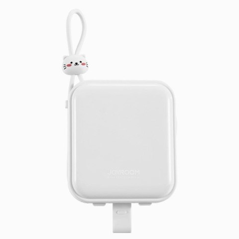 Powerbank z podstawką kabel USB-C i Iphone Lightning Cutie Series 10000mAh 22.5W biały Powerbank z podstawką kabel USB-C i Iphone Lightning Cutie Series 10000mAh 22.5W biały