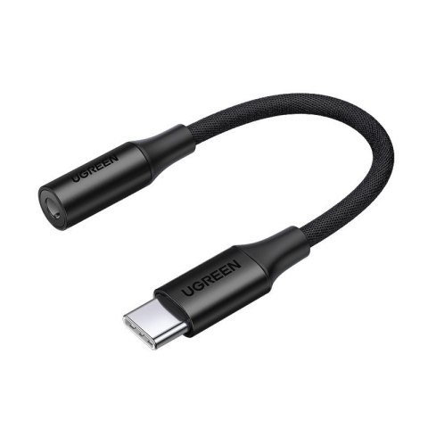 Przejściówka do słuchawek USB-C na 3.5mm Mini Jack 10cm - czarny Przejściówka do słuchawek USB-C na 3.5mm Mini Jack 10cm - czarny