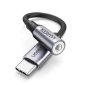 Przejściówka do słuchawek USB-C na 3.5mm Mini Jack 10cm - czarny Przejściówka do słuchawek USB-C na 3.5mm Mini Jack 10cm - czarny