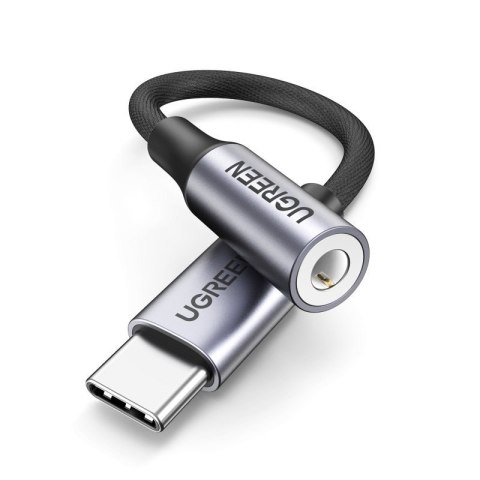 Przejściówka do słuchawek USB-C na 3.5mm Mini Jack 10cm - czarny Przejściówka do słuchawek USB-C na 3.5mm Mini Jack 10cm - czarny
