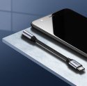 Przejściówka do słuchawek z Mini Jack 3.5 mm na USB-C 10cm - szary Przejściówka do słuchawek z Mini Jack 3.5 mm na USB-C 10cm - szary