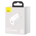 Super szybka ładowarka USB-C 25W Power Delivery Quick Charge - biały Super szybka ładowarka USB-C 25W Power Delivery Quick Charge - biały