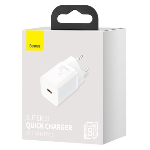 Super szybka ładowarka USB-C 25W Power Delivery Quick Charge - biały Super szybka ładowarka USB-C 25W Power Delivery Quick Charge - biały
