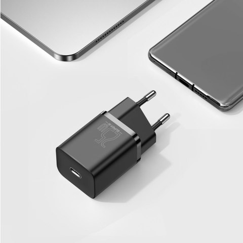 Super szybka ładowarka USB-C 25W Power Delivery Quick Charge - czarny Super szybka ładowarka USB-C 25W Power Delivery Quick Charge - czarny